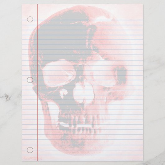 Papier Carnet Vampire Skull Goth (Devant)
