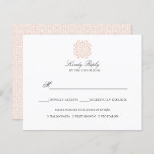 Papier Carreaux chic élégant MARIAGE PINK REPY, option de