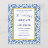 Papier Carreaux portugais rustiques Mariage méditerranéen (Devant)