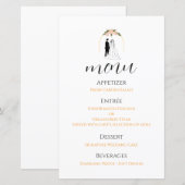 Papier carte+de+programme+de+mariage guide+de+cérémonie+m (Devant / Derrière)