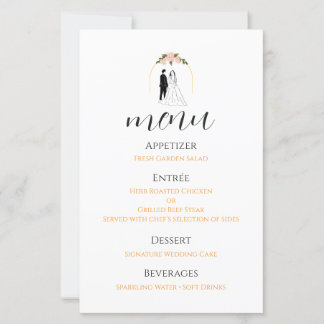 Papier carte+de+programme+de+mariage guide+de+cérémonie+m