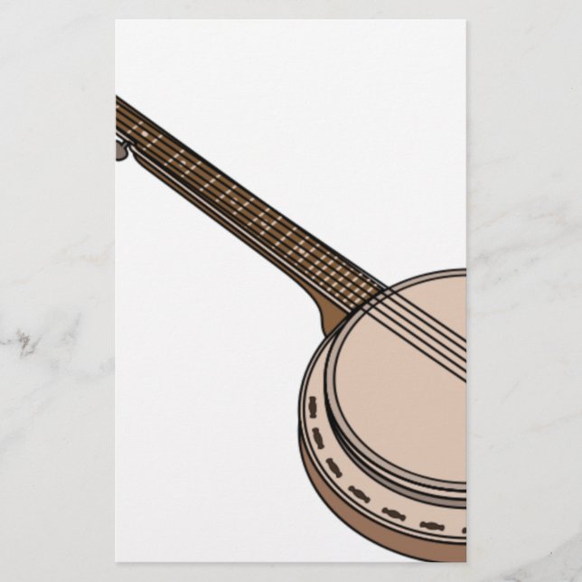 Papier Carton de Banjo (Devant)