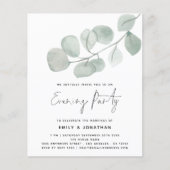 Papier CARTON DE MARIAGE Eucalyptus Soirée de Mariage Inv (Devant)