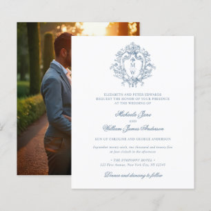 Papier Carton d'invitation de mariage Budget Vintage Rége
