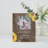 Papier Cartons d'invitation de fiançailles BOHO PHOTO Tou (Debout devant)