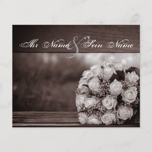 Papier Cartons d'invitation de mariage élégants 12 (Devant)