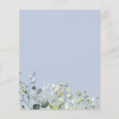Papier Cartons d'invitation de mariage thème verdure Budg (Dos)