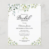 Papier Cartons d'invitation de mariage verdure budget (Devant)