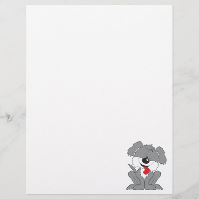 Papier Cartoon à chiots mignon (Devant)