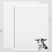 Papier Cartoon sot Vache laiteuse Pot à lettres (Devant / Derrière)