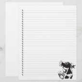 Papier Cartoon sot Vache laiteuse Pot à lettres (Devant / Derrière)