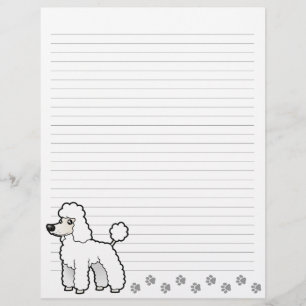 Papier Cartoon Standard/Miniature/Poodle de jouet (coupé