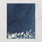 Papier Cascading Peonies Détails du Mariage Hébergements (Dos)