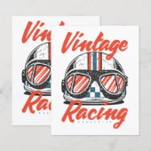 Papier Casque de course (Devant / Derrière)