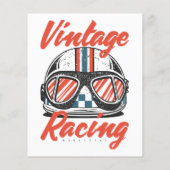 Papier Casque de course (Dos)