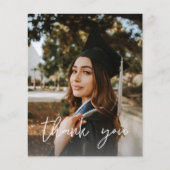 Papier Casquette ChalkboardV Merci de diplôme photo budge (Devant)