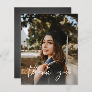 Papier Casquette ChalkboardV Merci de diplôme photo budge