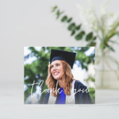 Papier Casquette de diplôme de photo budgétaire Merci bla (Debout devant)