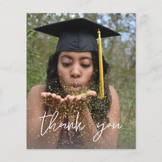 Papier Casquette de graduation photo budget Merci W verti (Devant)