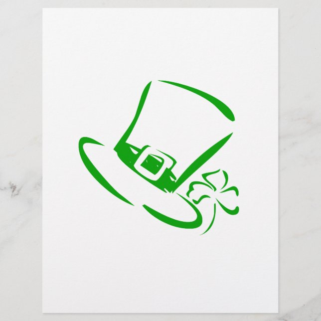 Papier Casquette de la Saint-Patrick (Devant)