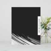 Papier Catégorie de recette | Soupes & Salades | Noir & B (Debout devant)