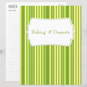 Papier Catégorie/index de recette verticale verticale ver