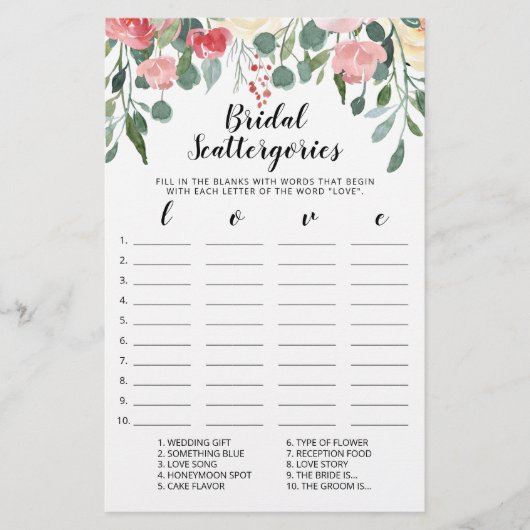 Papier Catégories de mariage jeu modifiable Enterrement d (Devant)