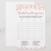 Papier Catégories de mariage jeu modifiable Enterrement d (Devant / Derrière)