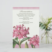 Papier Cattleya Orchidée rose Mariage Directions (Debout devant)