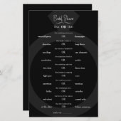 Papier Ceci ou cela - Donner des secrets Mariages (Devant / Derrière)