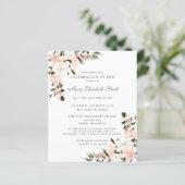 Papier Célébration budgétaire de la vie rose florale Invi (Debout devant)