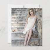 Papier Célébration budgétaire de la vie rose Photo funéra (Dos)