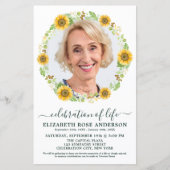 Papier Célébration Budgétaire De La Vie Tournesol Photo F (Devant)