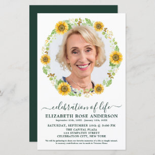 Papier Célébration Budgétaire De La Vie Tournesol Photo F