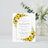 Papier Célébration budgétaire de la vie Tournesols Invita (Debout devant)