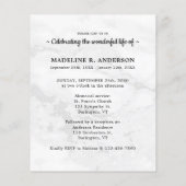 Papier Célébration de la vie avec 3 photos moderne et éco (Dos)