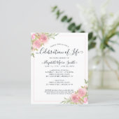 Papier Célébration de la vie Memorial Funeral Invitation (Debout devant)