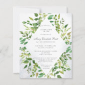 Papier Célébration des funérailles de la vie (Devant)
