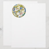 Papier Céleste Vintage, Sphère Arabe, Constellations (Devant / Derrière)