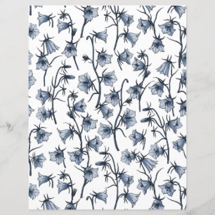 Papier Cellules bleues, Cloches, Bellflowers