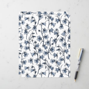 Papier Cellules bleues, Cloches, Bellflowers