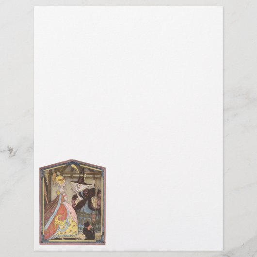 Papier Cendrillon et la Fée Marraine, Conte de Fées Vinta (Devant)