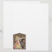 Papier Cendrillon et la Fée Marraine, Conte de Fées Vinta (Devant / Derrière)