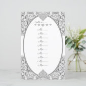 Papier Céramique gris dentelle (Debout devant)