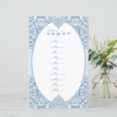Papier Céramique Lace Bleu clair (Debout devant)