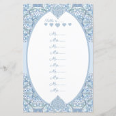 Papier Céramique Lace Bleu clair (Devant)