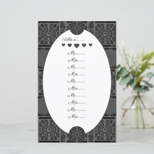 Papier Céramique noir (Debout devant)