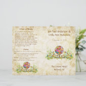 Papier Cercle de Forêt Magique de l'Amour Mariage d'arbre (Debout devant)