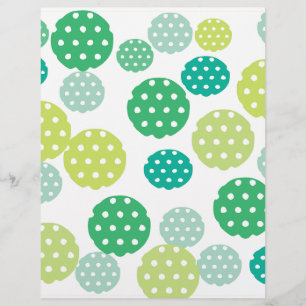 Papier Cercle pointillé Vert :