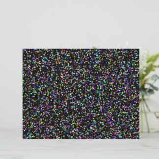 Papier Cercles colorés bulles sur motif unique noir